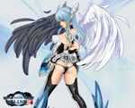  blue_hair only_haruka panties phantasy_star_online_2 red_eyes underwear wings 