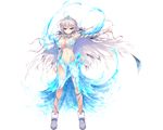  anastasia_imperator_erland gray_hair long_hair love_love_princess no_bra nopan see_through torn_clothes transparent wori 