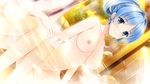  amano_yuu blue_eyes blue_hair breasts ensemble_(company) game_cg ninomiya_mikoto nipples nude onsen otome_ga_kanaderu_koi_no_aria trap tsukahara_izumi water wet 