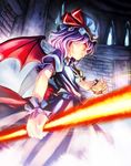  highres remilia_scarlet sakino_shingetsu short_hair solo spear_the_gungnir touhou 