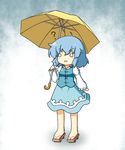  bad_id bad_pixiv_id blue_hair fuuen_(akagaminanoka) short_hair solo tatara_kogasa touhou umbrella 