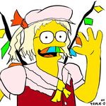  flandre_scarlet male_focus ned_flanders parody pun solo the_simpsons touhou 