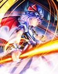  highres remilia_scarlet sakino_shingetsu short_hair solo spear_the_gungnir touhou 