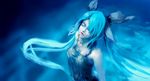 aqua_hair blue deep-sea_girl_(vocaloid) hatsune_miku long_hair twintails underwater vocaloid water wsxmax 