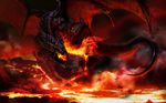  deathwing dragon fire red world_of_warcraft 