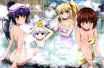  absolute_duo ass breast_hold breasts cleavage hotaka_miyabi kojima_shou lilith_bristol nude onsen scan tachibana_tomoe towel water yurie_sigtuna 