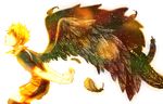  all_male feathers haikyuu!! hinata_shouyou male orange_hair short_hair tagme_(artist) uniform wings 