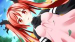  blush catstudioinc_(punepuni) haiyore!_nyaruko-san kuuko long_hair red_eyes red_hair twintails 