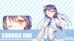  hat hiten_goane_ryu long_hair love_live!_school_idol_project sonoda_umi wink 