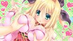  blonde_hair blush breast_grab game_cg green_eyes ohno_tetsuya prism_precious prism_princess 