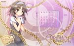  brown_hair calendar chrono_clock purple_software seifuku suzuki_miu tsukimori_hiro 