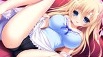  blonde_hair blue_eyes cameltoe erect_nipples game_cg long_hair mekami_suzu nanaca_mai panties pure_girl spread_legs underwear 