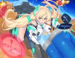  angela_balzac blonde_hair blue_eyes bodysuit breasts expelled_from_paradise long_hair makita_(twosidegekilove) 