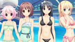  bikini fukami_nagisa game_cg group kagurazaka_namine kitami_minamo koutaro pool swimsuit takara_ichiko tropical_vacation 