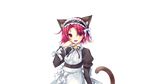  animal_ears cat_maid_a_(kitten_philia) game_cg kitten_philia maid minazuki_haruka tail transparent 