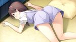  ass brown_hair cube game_cg headband hirosaki_kanade kantoku shorts your_diary 