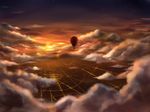  aircraft clouds ido_(teketeke) nobody original scenic sky sunset 