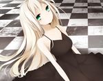  blonde_hair dress green_hair ia long_hair vocaloid yakaro_(pokapoka0802) 