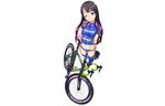  bicycle hitomi_kazuya tagme thighhighs 