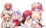  2-g ani breasts nipples no_bra panties seifuku skirt softhouse-seal_grandee tagme_(character) underwear white zettai_ryouiki_sex_royale!! 