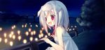  animal_ears game_cg light night p19 red_eyes shiro_(shiropika) shiro_no_pikapika_ohoshi-sama white_hair 