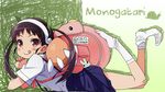  bakemonogatari hachikuji_mayoi monogatari_(series) socks tagme 