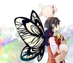  bad_id bad_pixiv_id black_hair butterfree eevee gen_1_pokemon hat headphones jigglypuff male_focus no_hat no_headwear pikachu pokemon pokemon_(creature) pokemon_(game) pokemon_rse red_(pokemon) red_(pokemon_rgby) shiratama_moyashi 