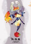  apple bad_id bad_pixiv_id food fruit helmet imp midna mitsubachi_koucha pointy_ears red_eyes smile solo the_legend_of_zelda the_legend_of_zelda:_twilight_princess 