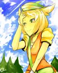  bell_(pokemon) blond_hair cl/iimaachan green_eyes pokemon pokemon_black_and_white 