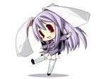  animal_ears bunny_ears kokka_han long_hair purple_hair reisen_udongein_inaba skirt solo touhou 