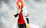  bad_id bad_pixiv_id copyright_request green_eyes red_hair snow solo unyou_(winterstalgia) 