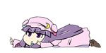  &gt;_&lt; :&lt; :x animated animated_gif bittan_bittan closed_eyes hat jeno long_hair patchouli_knowledge purple_eyes purple_hair solo touhou transparent_background 