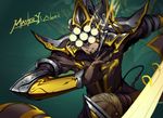  armor beard citemer facial_hair helmet league_of_legends male_focus master_yi solo 