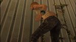  3d ass blonde_hair denim face female hack heather_mason jeans outdoors pants short_hair silent_hill silent_hill_3 sleeveless solo top wall watch wristband 