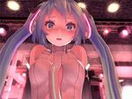  3d animated animated_gif blush breasts hatsune_miku looking_at_viewer mikumikudance pov sexually_suggestive straddling vocaloid 
