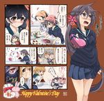  :&lt; :3 :d :p ^_^ ahoge akebono_(kantai_collection) angry animal animal_on_head apron arm_behind_back bandaid bandaid_on_face bell black_hair blush bowl box bunny bunny_on_head chocolate chocolate_heart clenched_teeth closed_eyes comic crab crab_on_head eating fang flower gift gift_bag gift_box hair_bell hair_bobbles hair_flower hair_ornament hand_on_own_face hands_on_own_cheeks hands_on_own_face happy_valentine head_scarf heart heart-shaped_box holding holding_gift jingle_bell kantai_collection light_brown_hair long_hair long_sleeves multiple_girls o_o oboro_(kantai_collection) on_head open_mouth pet pink_eyes pink_hair pleated_skirt purple_eyes purple_hair sazanami_(kantai_collection) school_uniform serafuku shitty_admiral_(phrase) short_hair short_sleeves side_ponytail skirt sleeves_folded_up smile solid_circle_eyes sparkle sumeragi_hamao tears teeth tenugui tongue tongue_out translated twintails ushio_(kantai_collection) valentine very_long_hair |_| 