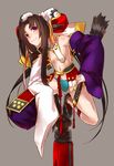  1girl brown_hair character_request fate/grand_order fate_(series) female gen_kurou_yoshitsune kyoukaisenjou_no_horizon long_hair purple_eyes solo tagme ushiwakamaru_(fate/grand_order) 