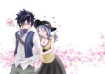  1boy 1girl blue_hair fairy_tail gray_fullbuster juvia_loxar tagme 