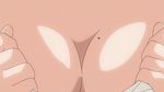  1girl animated animated_gif asahina_mikuru bouncing_breasts breasts cleavage large_breasts mole suzumiya_haruhi_no_yuuutsu 