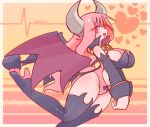  1girl boots breasts demon_girl disgaea high_heel_boots high_heels horns large_breasts pointy_ears red_eyes red_hair succubus succubus_(disgaea) thigh_boots thighhighs wings 