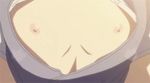  1girl animated animated_gif breast_expansion breasts hoods_entertainment mitarai_fumika nipples reverse_animation reversed seikon_no_qwaser 