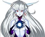  android avenger_(android) blues_skin breasts castle_of_shadows castlevania death_(castlevania) energy genderswap monster_girl red_eyes sisyphus_(castle_of_shadows) 