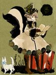  animal_tail l_hakase pixiv_thumbnail resized skunk_tail tail 