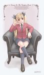  bad_id bad_pixiv_id blonde_hair dance_in_the_vampire_bund ishida_masatsuki mina_tepes red_eyes school_uniform solo twintails 