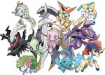  arceus celebi darkrai genesect jirachi keldeo manaphy meloetta mew official_art pokemon shaymin victini 