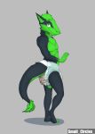  anthro barefoot biped chest_tuft clothed clothing diaper digital_media_(artwork) feces fur hair happy humanoid_hands looking_at_viewer male messy_diaper scat sergal side_view simple_background smallcircles smile soiling solo standing topless tuft urine watersports wet_diaper wetting 