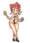  bandeau breasts cleavage clothed clothing female footwear high_heels humanoid nintendo octoling rubber shoes sketch solo splatoon sweetdandy video_games wide_hips 