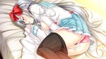 1girl artist_request breasts character_request clothes_sniffing fingering game_cg nipples panties school_uniform smelling solo source_request underwear 