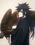  bird hawk long_hair naruto uchiha_madara 