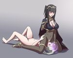  black_hair blush bodystocking breasts cape cleavage clothed_female_nude_female covered_navel crotch_cutout cunnilingus femdom fire_emblem fire_emblem:_kakusei glowing glowing_eyes hand_on_another's_head large_breasts long_hair mind_control multiple_girls my_unit_(fire_emblem:_kakusei) navel oral parted_lips pussy silver_hair sitting_on_face smile stomach tharja tiara yuri zelamir 